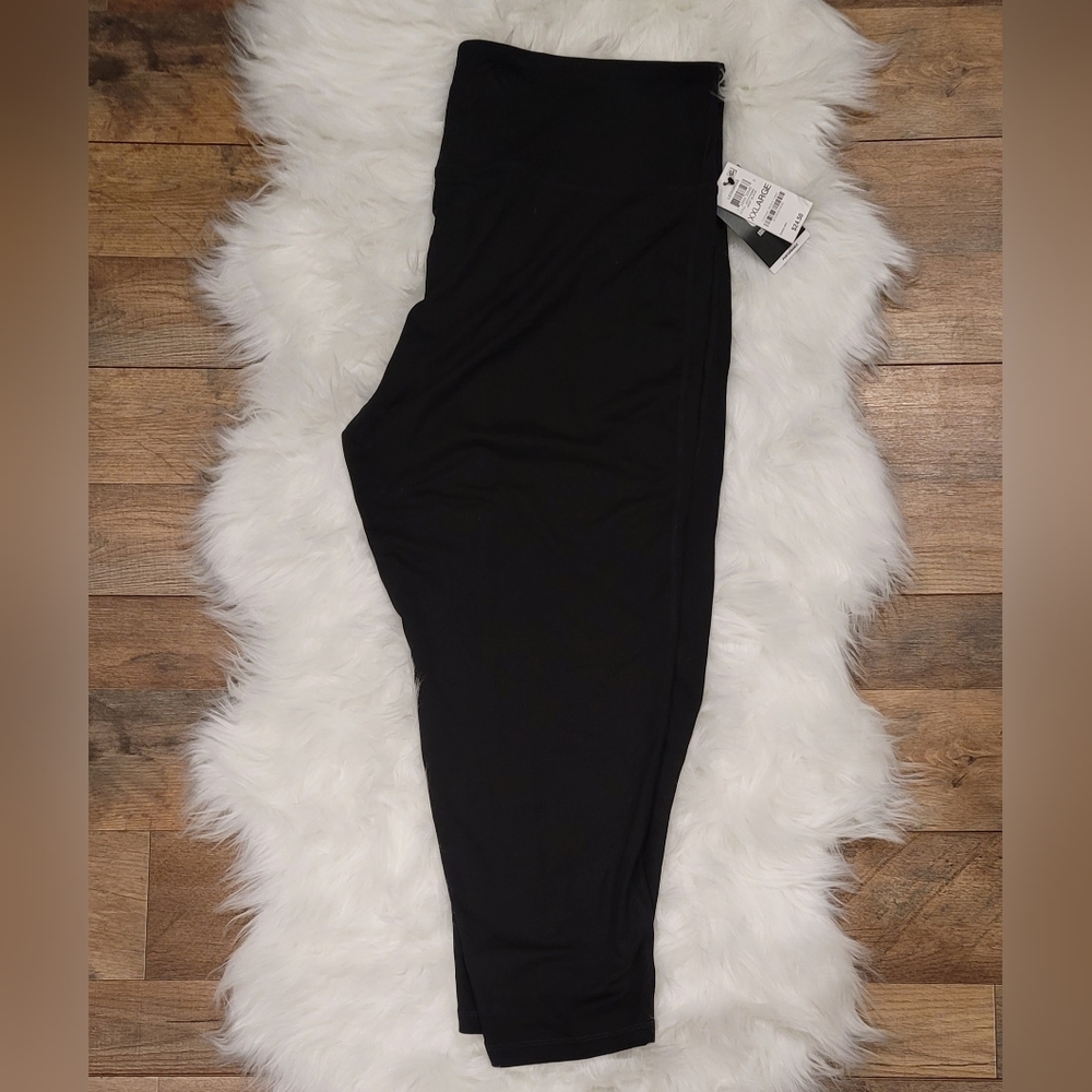 Ideology Low Impact Deep Black Capri Yoga Pants XXL NWT